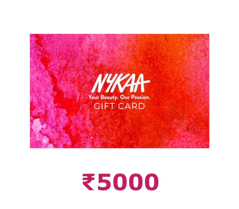 Nykaa ₹5000 Gift Card IN