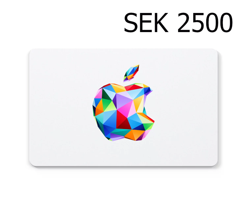 Apple 2500 SEK Gift Card SE