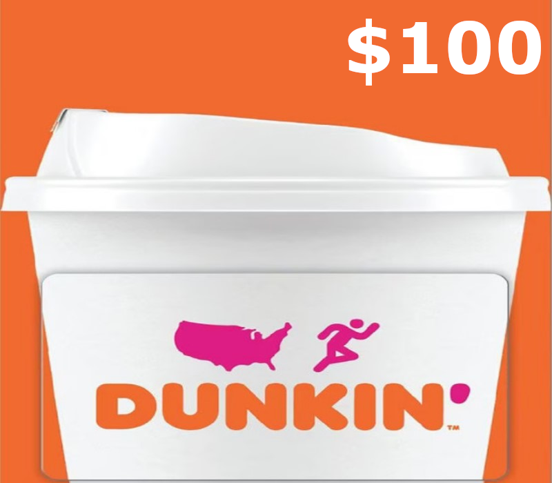Dunkin Donuts $100 Gift Card