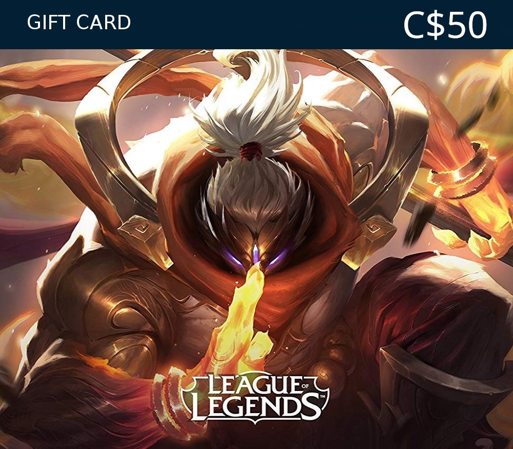 League of Legends C$50 Prepaid RP Card CA