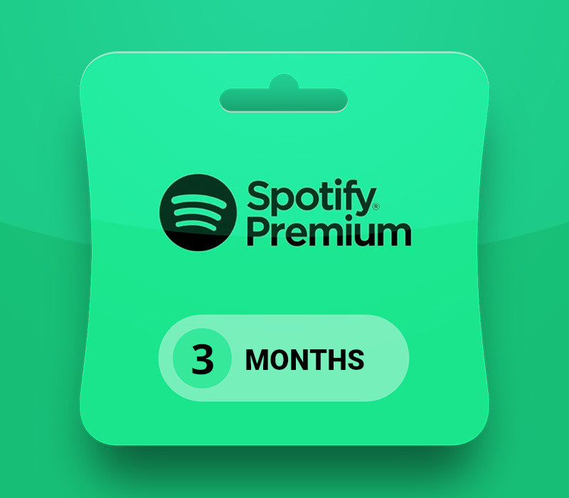 Spotify Premium 3-month Subscription Card