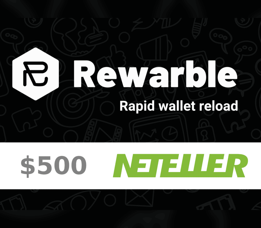 Rewarble Neteller $500 Gift Card