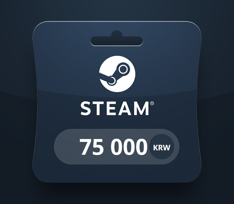 Steam Wallet KRW 75000 Gift Card KR
