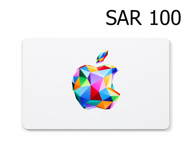 Apple 100 SAR Gift Card SA
