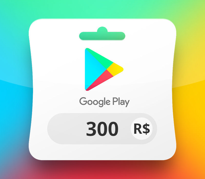 Google Play BRL 300 Gift Card BR