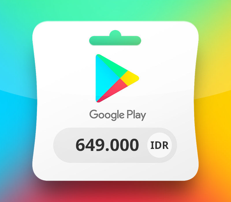 Google Play IDR 649000 Gift Card ID