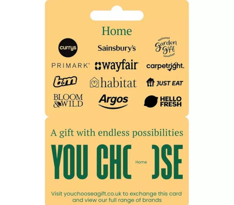 YouChoose HOME £100 Gift Card