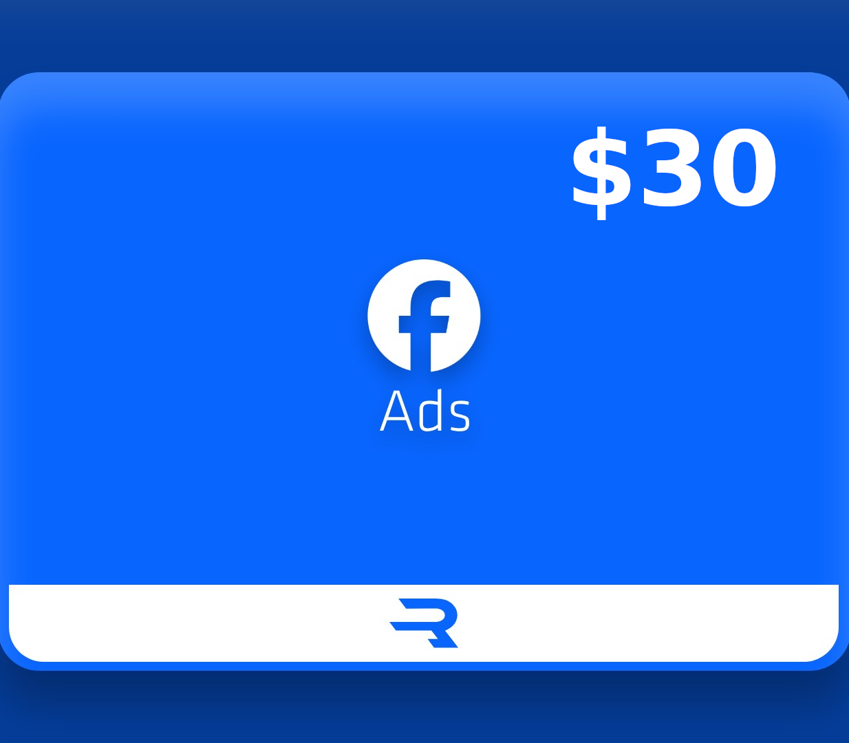 Rewarble Facebook Ads $30 Gift Card