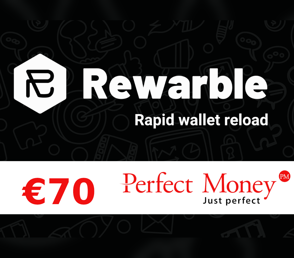 Rewarble Perfect Money EUR 70 Gift Card