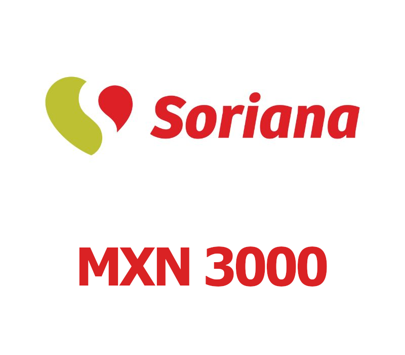 Soriana MXN 3000 Gift Card MX