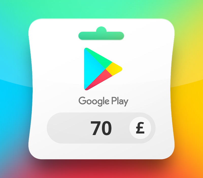 Google Play GBP 70 Gift Card