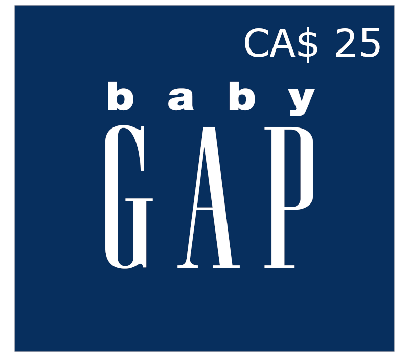 Baby Gap CAD 25 Gift card CA