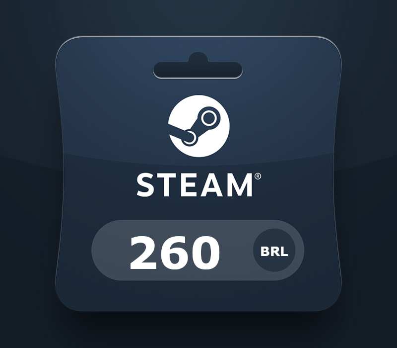 Steam Gift Card BRL 260 BR Activation Code