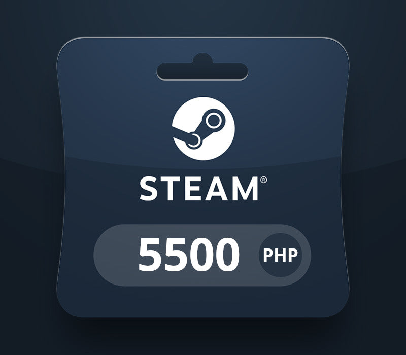 Steam Wallet PHP 5500 Gift Card PH