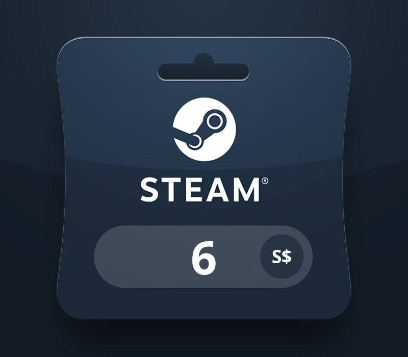 Steam Wallet SGD 6 Gift Card SG
