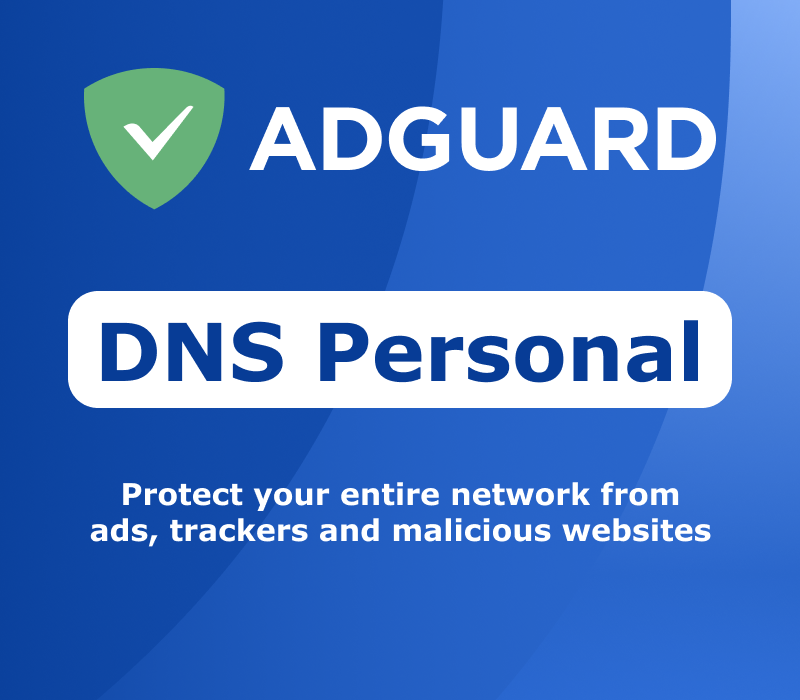 AdGuard DNS Personal Key (1 Month / 20 Devices)