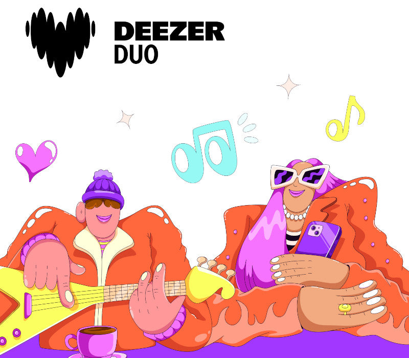 Deezer Duo 12 Months Subscription Voucher FR