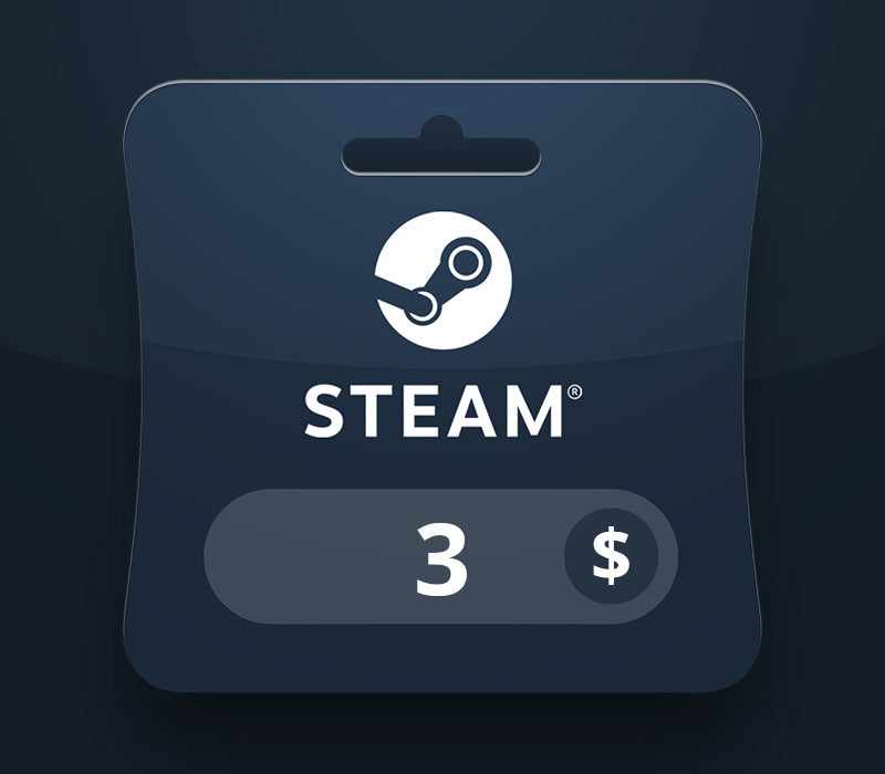 Steam Wallet USD 3 Gift Card BO