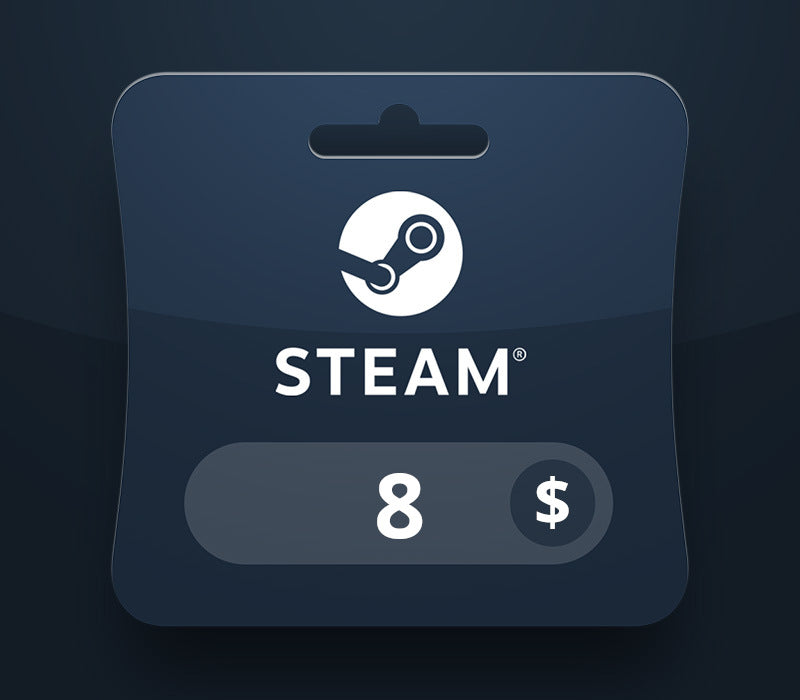 Steam Wallet USD 8 Gift Card BO