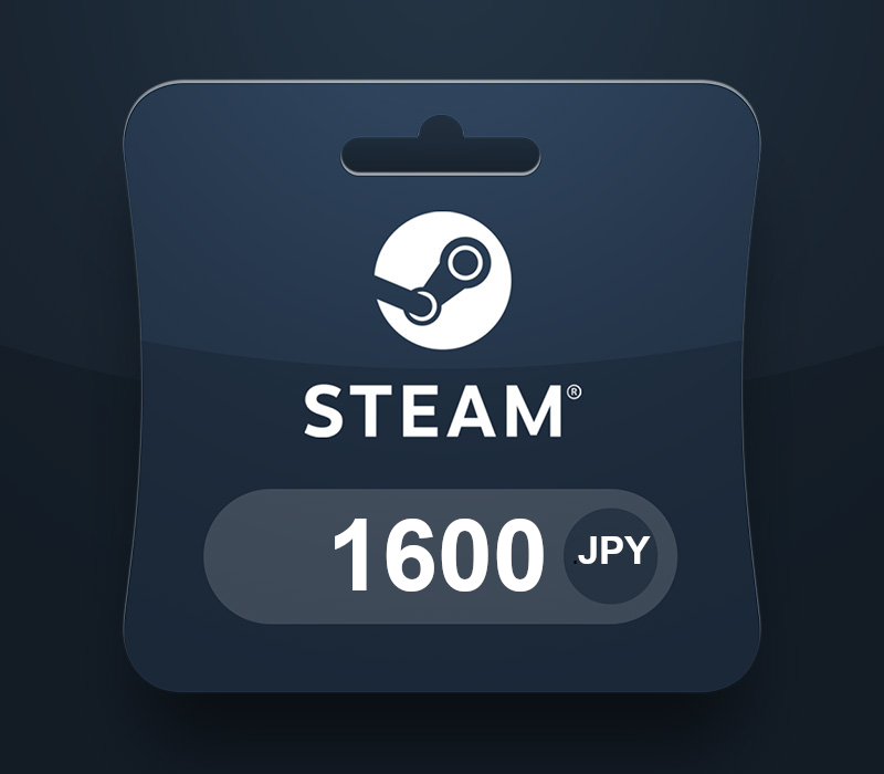 Steam Wallet JPY 1600 Gift Card JP