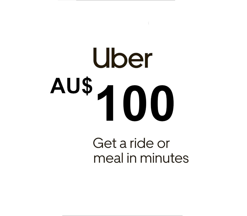 Uber AUD 100 Gift Card AU
