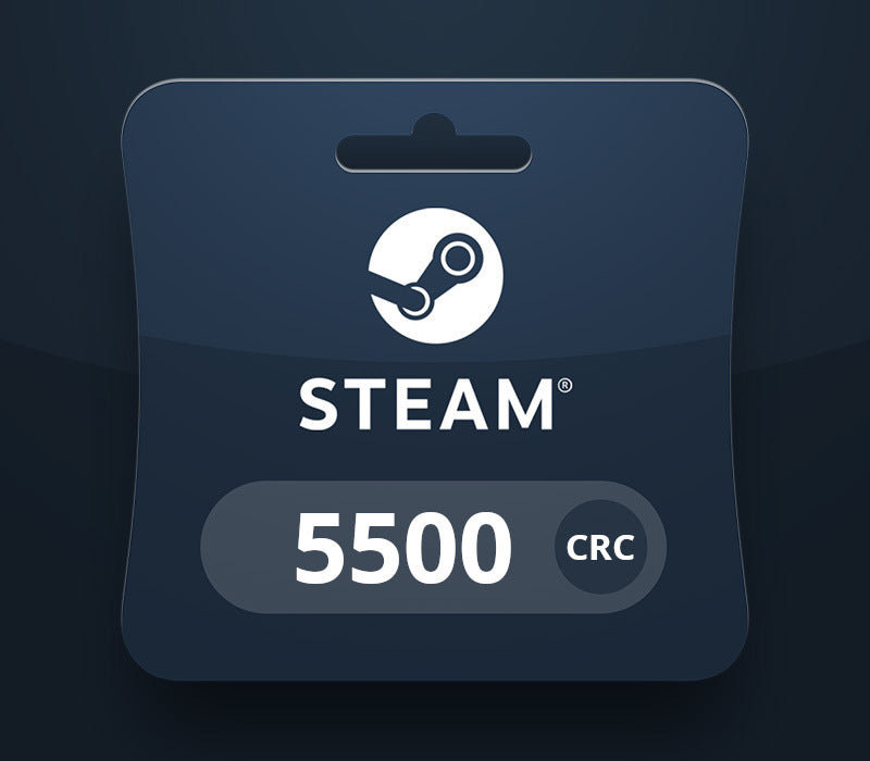 Steam Wallet CRC 5500 Gift Card HR