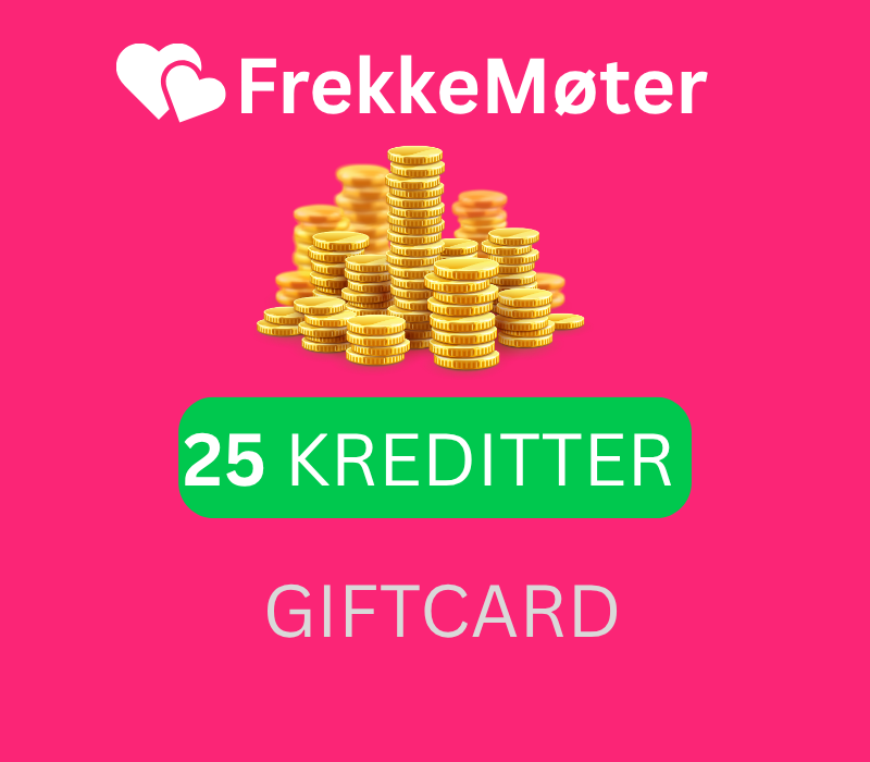 FrekkeMøter.no 25 Credits Gift Card