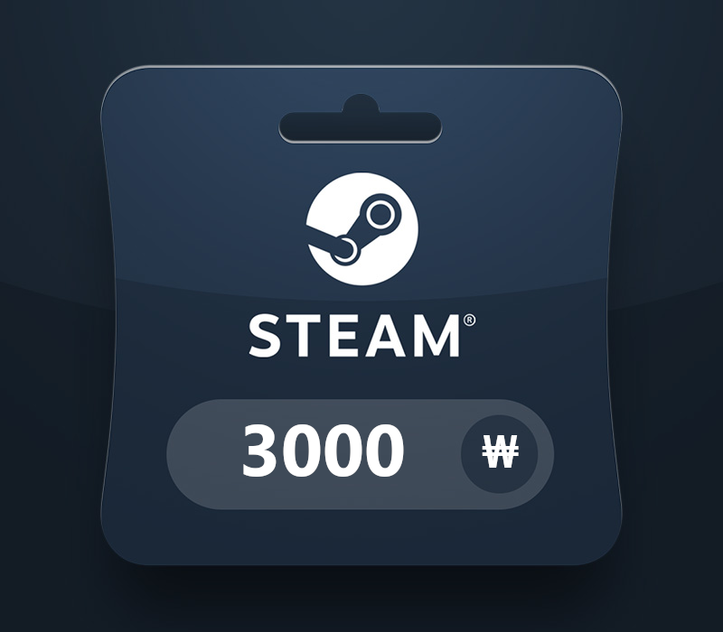 Steam Wallet KRW 3000 Gift Card KR