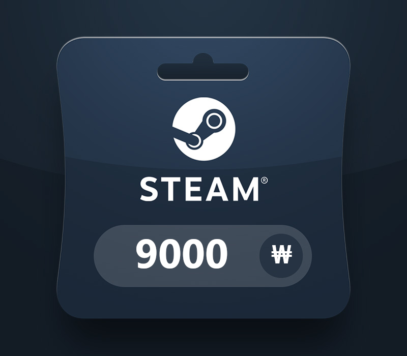 Steam Wallet KRW 9000 Gift Card KR