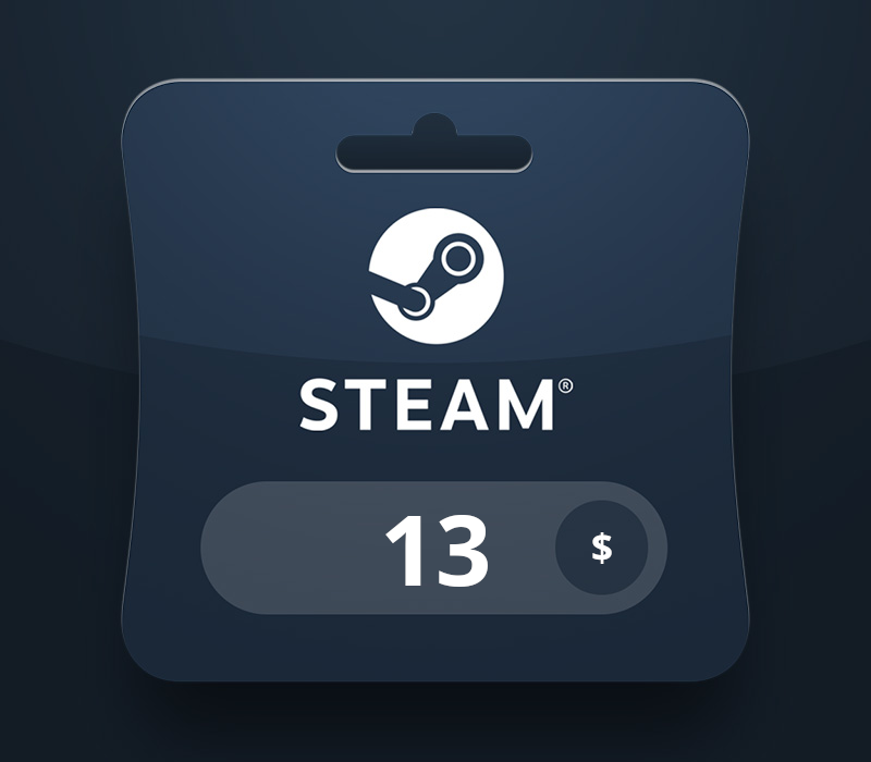 Steam Wallet USD 13 Gift Card