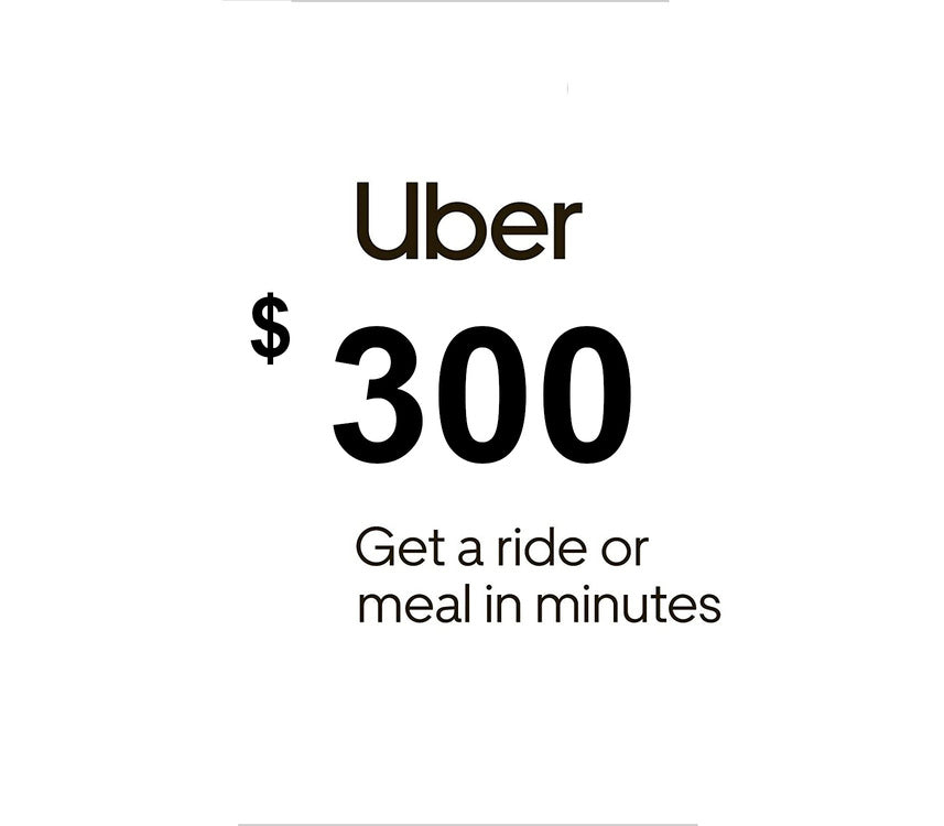 Uber USD 300 Gift Card