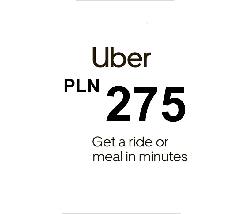 Uber PLN 275 Gift Card PL