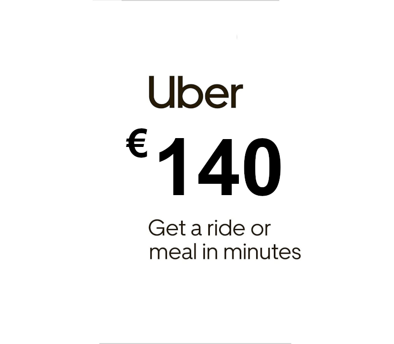 Uber EUR 140 Gift Card ES
