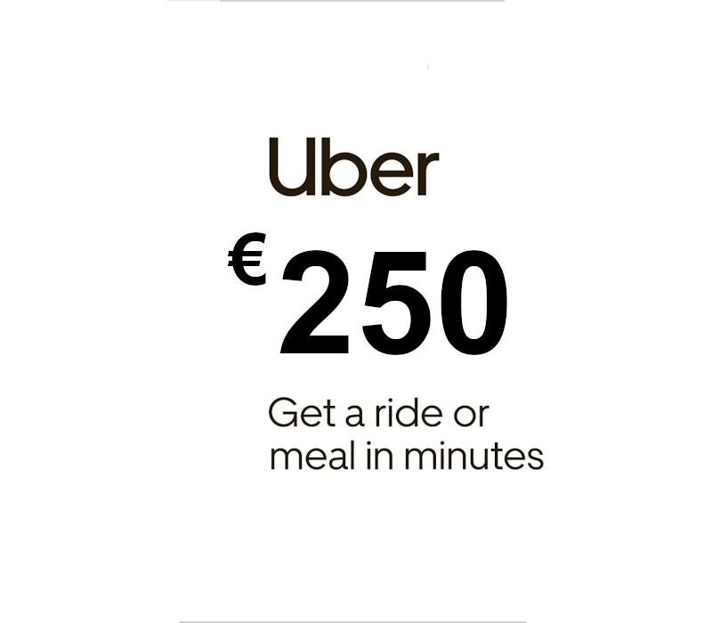 Uber EUR 250 Gift Card ES