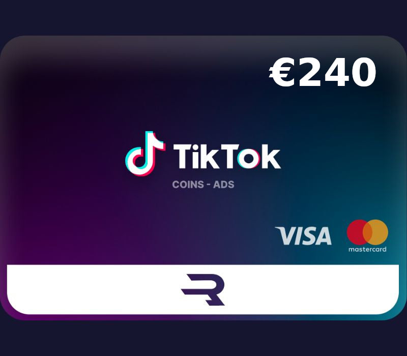 Rewarble TikTok EUR 240 Gift Card
