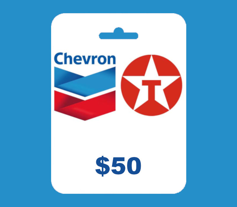 Chevron and Texaco USD 50 Gift Card