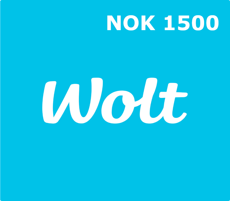 Wolt NOK 1500 Gift Card NO