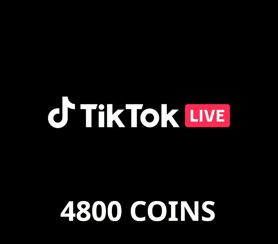 Tiktok 4800 Coins Gift Card JP