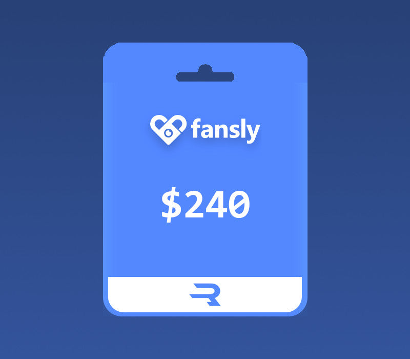 Rewarble Fansly USD 240 Gift Card