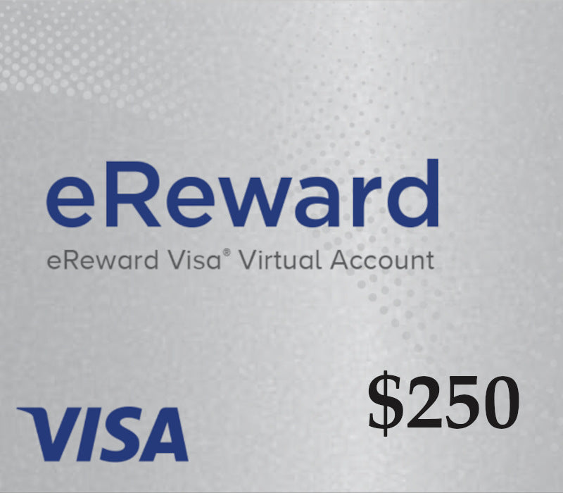 Prepaid Visa eReward USD 250 Gift Card