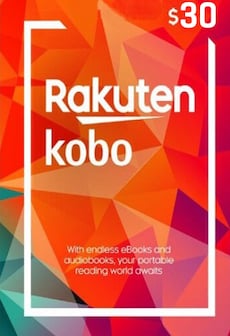 Rakuten Kobo eGift Card 30 USD - Kobo Key - For USD Currency Only