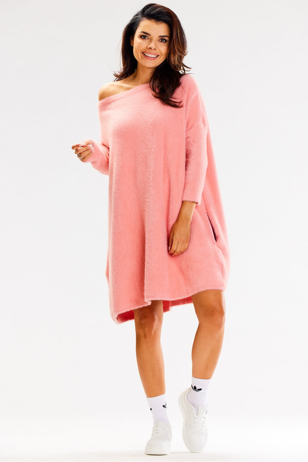 Pull femme awama Chandail Long Chandail — rosé