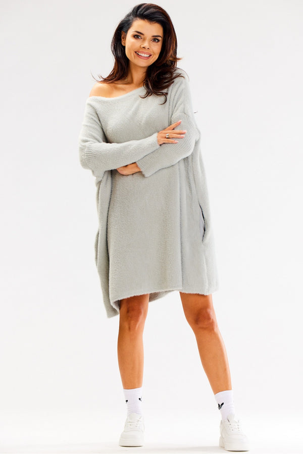 Pull femme awama Chandail Long Chandail — gris