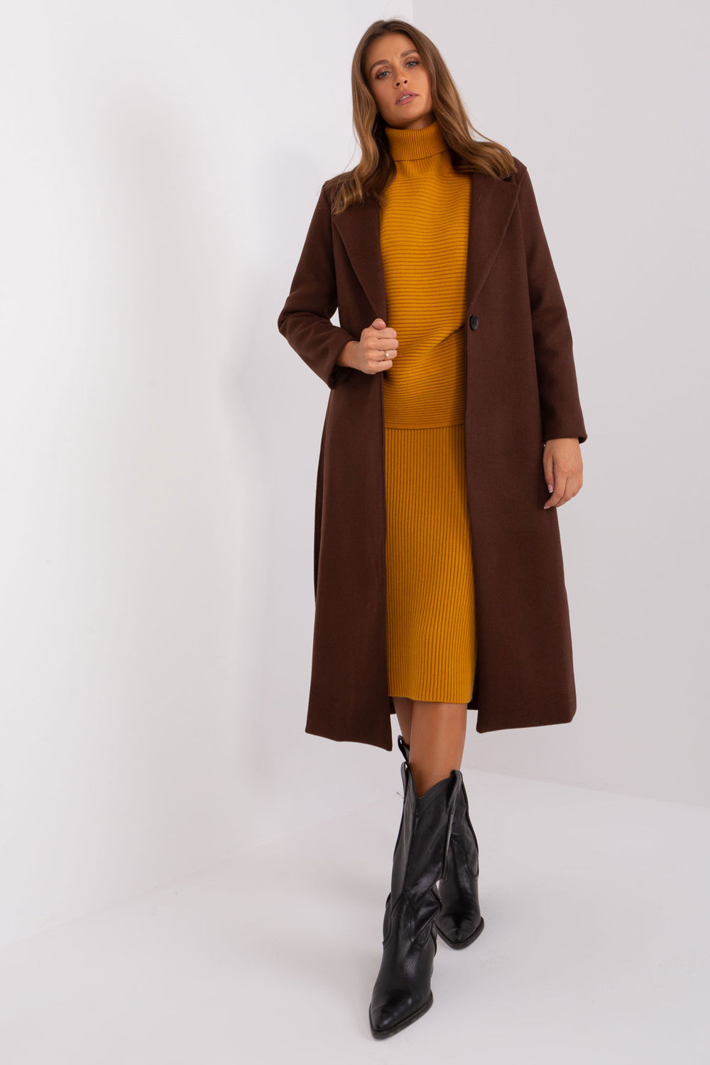 Manteau femme Och Bella — brun