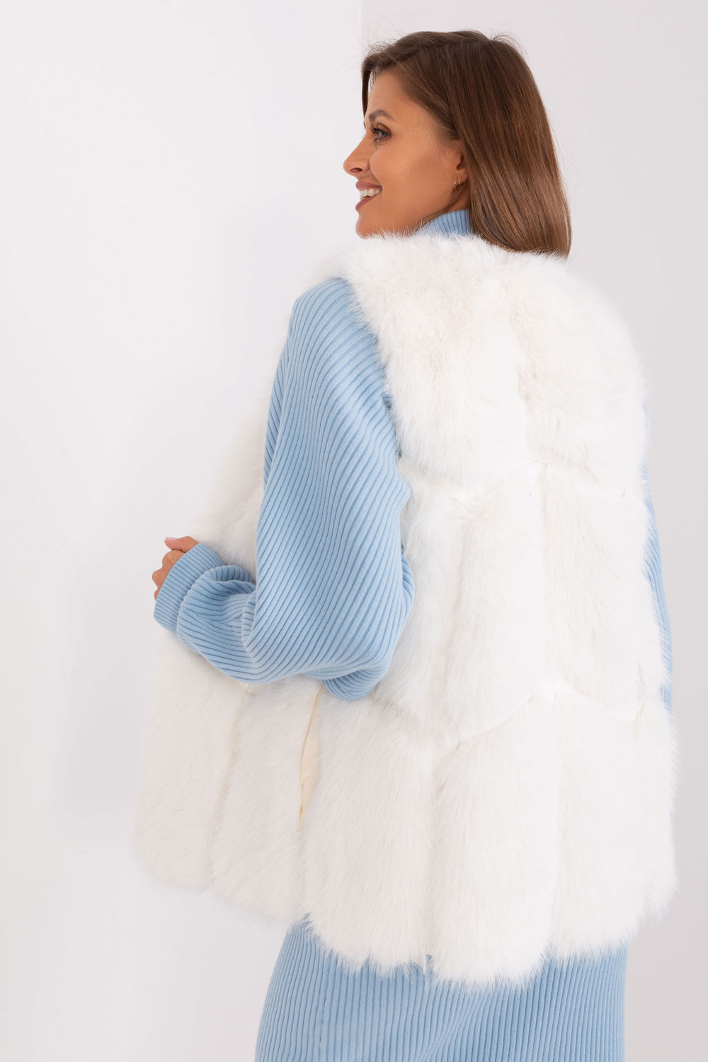 Gilet femme AT — beige