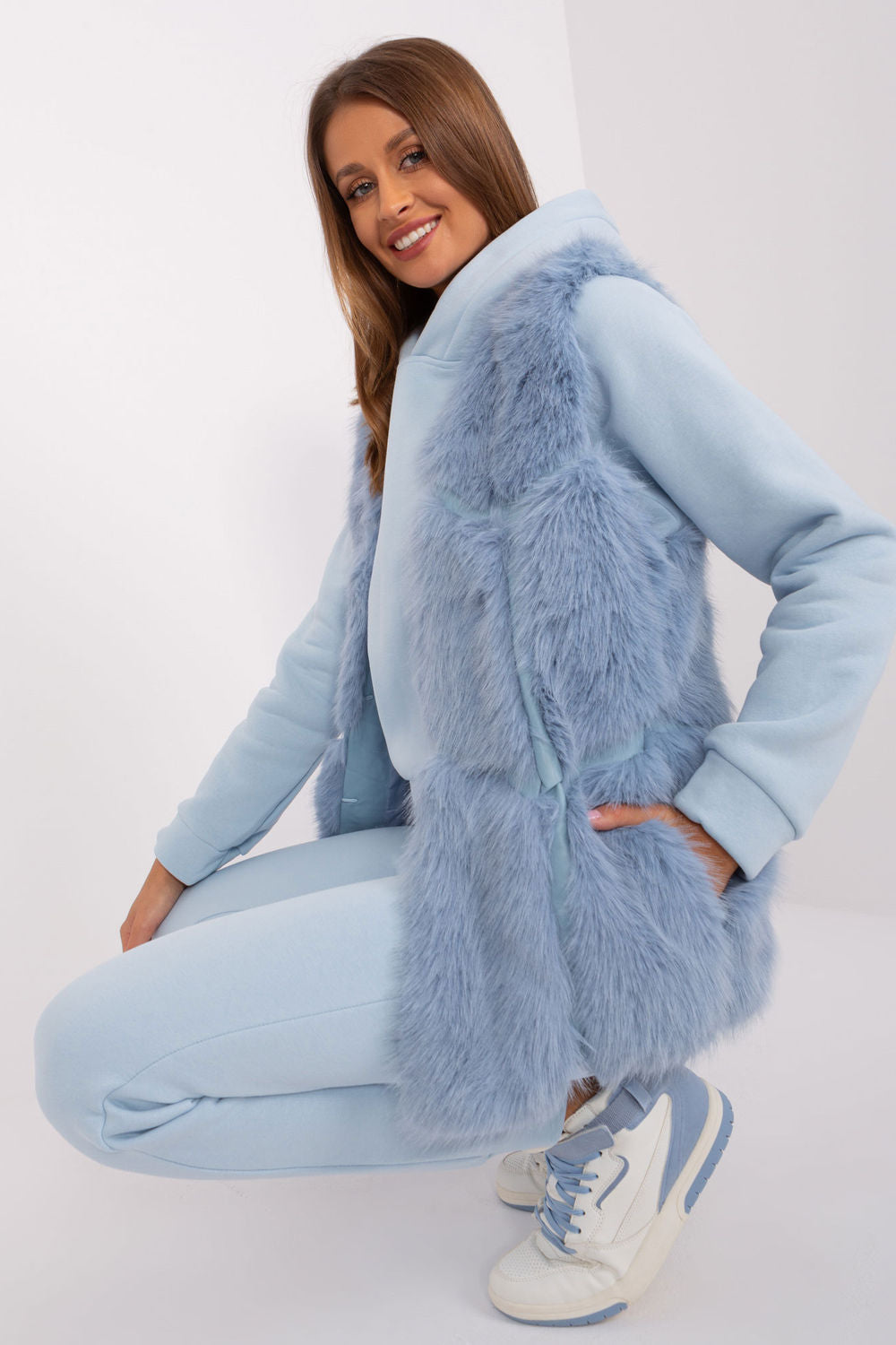 Gilet femme AT — bleu
