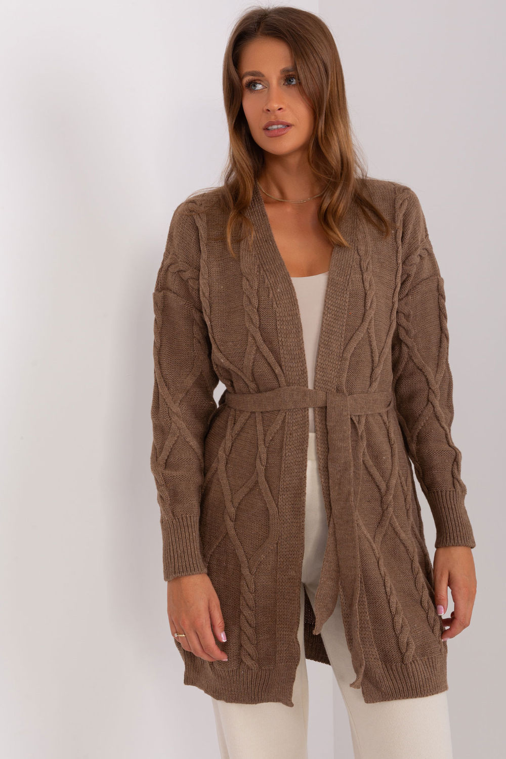 Cardigan femme Badu — brun