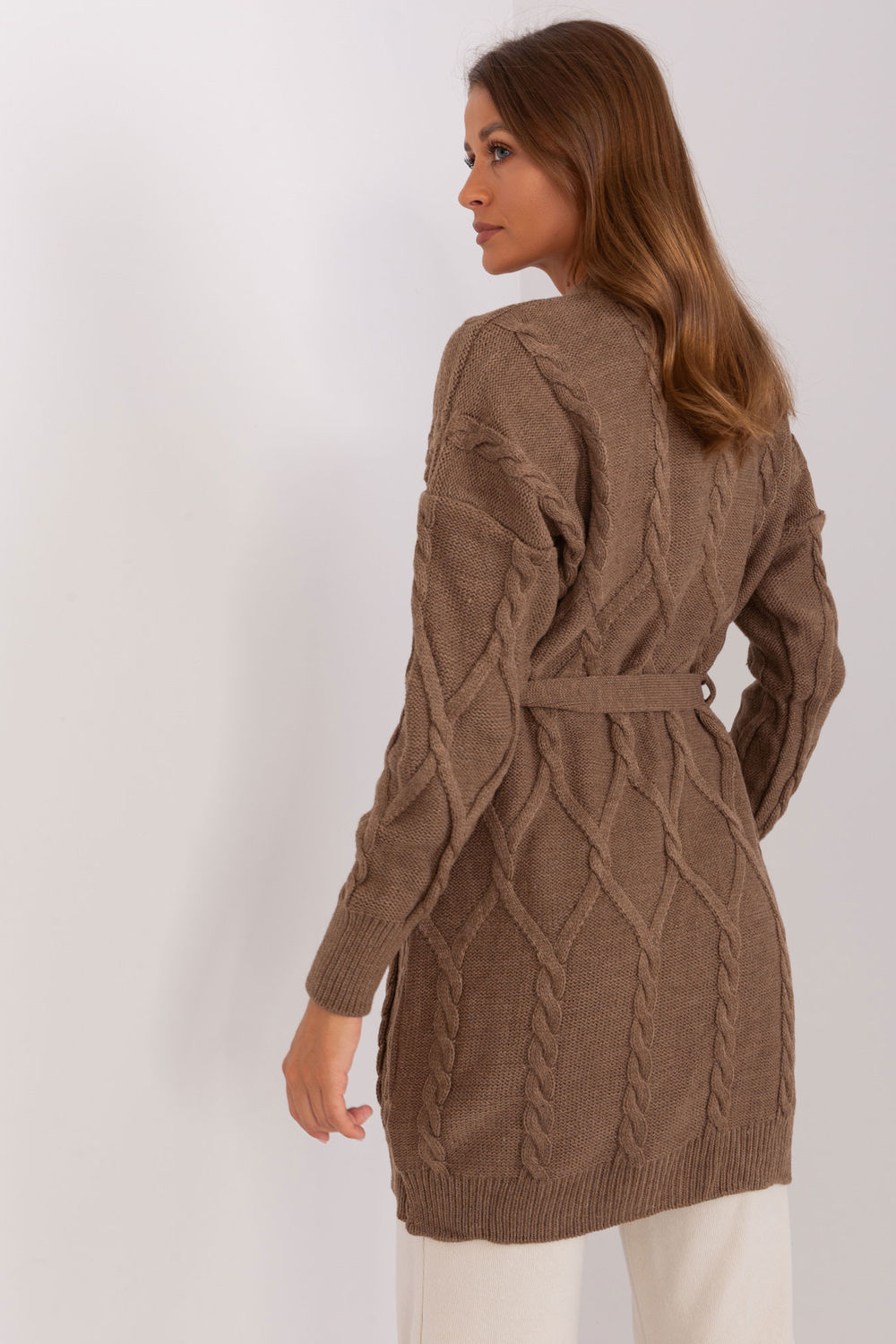 Cardigan femme Badu — brun