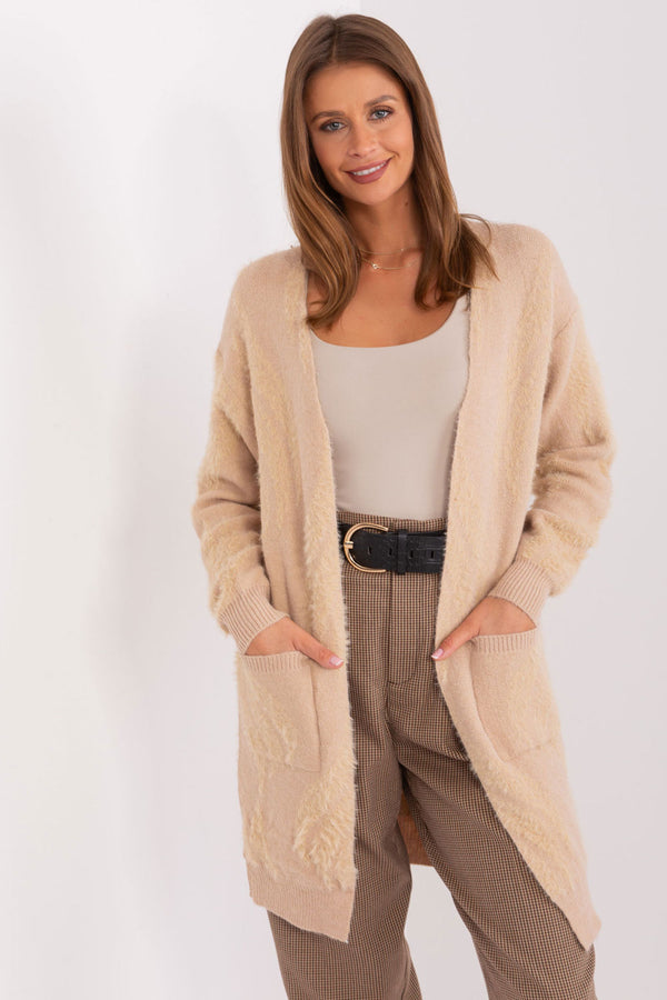 Cardigan femme AT — beige