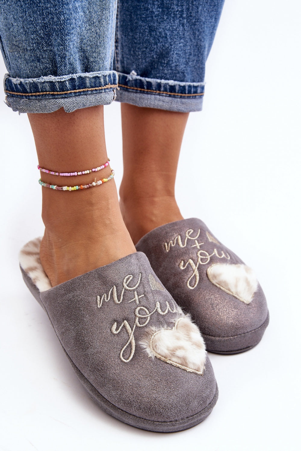 Pantalon femme Step in style Pantoufles Pantoufles — gris